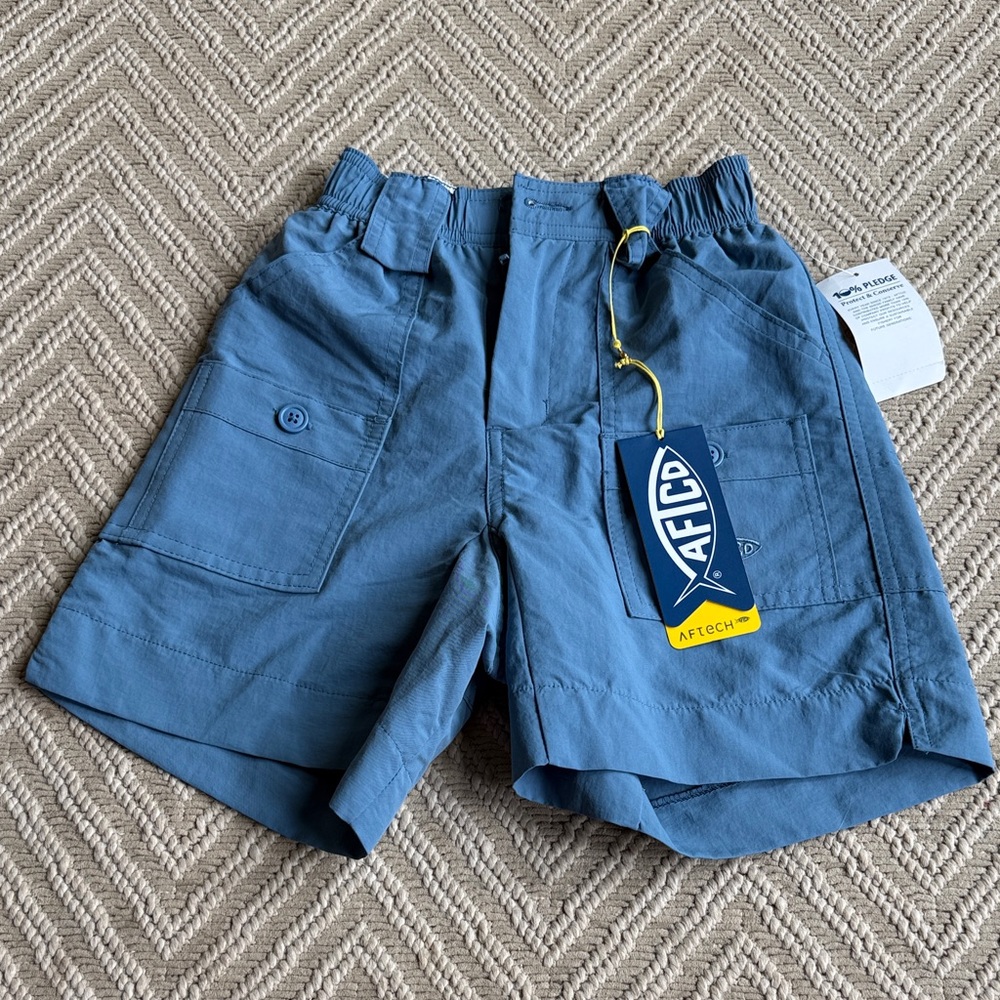 Hanna Andersson Blue Cargo Shorts